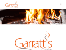 Tablet Screenshot of garrattscatering.com.au